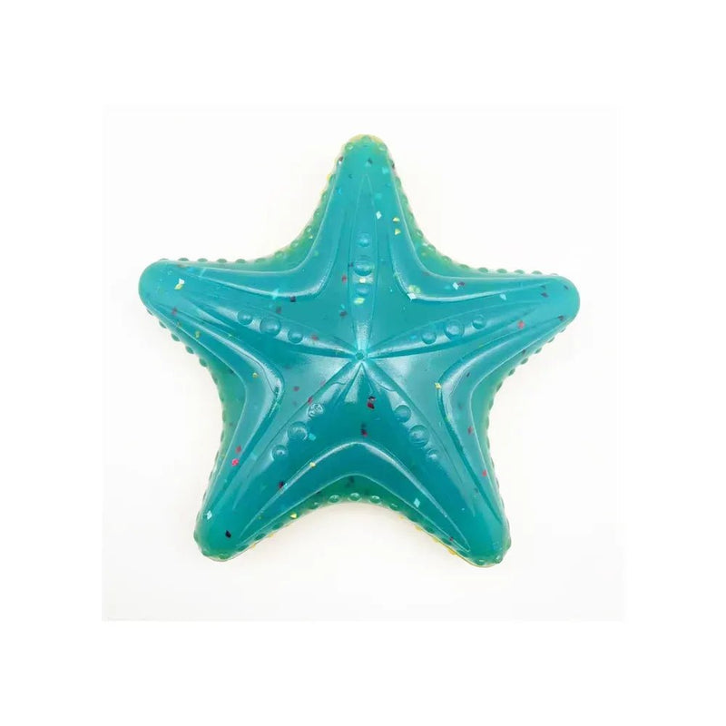 Starfish Shape Squeaky Luminous Toy TPR Floatable Dog Toys - GreenFur
