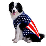 Stars and Stripes Flannel Pet Sleeveless Vest - GreenFur