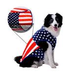 Stars and Stripes Flannel Pet Sleeveless Vest - GreenFur