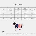 Stars and Stripes Flannel Pet Sleeveless Vest - GreenFur