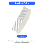 Straight Dual Density Pet Comb Eco Friendly Metal Pin Grooming Tool - GreenFur