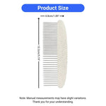 Straight Dual Density Pet Comb Eco Friendly Metal Pin Grooming Tool - GreenFur