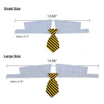Stripe Pattern Necktie Pet Collar - GreenFur