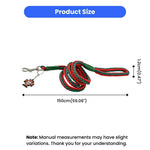 Strong and Tug Resistant Polyester FPF Woven Pet Leash - GreenFur