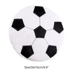 Stuffed Squeaky Football Flying Disc Dog Toy - GreenFur