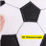 Stuffed Squeaky Football Flying Disc Dog Toy - GreenFur