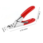 Sturdy Stainless Steel Non Slip Handles Professional Pet Nail Trimmer Clippers - GreenFur