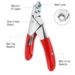 Sturdy Stainless Steel Non Slip Handles Professional Pet Nail Trimmer Clippers - GreenFur