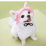 Stylish Bare Ears Adjustable Dog Cat Sunhat Cute Pet Hat - GreenFur
