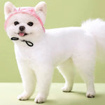 Stylish Bare Ears Adjustable Dog Cat Sunhat Cute Pet Hat - GreenFur