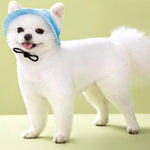Stylish Bare Ears Adjustable Pet Cat Sunhat Cute Dog Hat - GreenFur