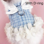 Stylish Cute Cotton Rabbit Dress with Leash - GreenFur