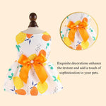 Stylish Cute Pet Apparel Cat Dog Dress with Bow - GreenFur