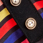 Stylish Cute Polyester Pet Striped Polo Shirt - GreenFur