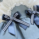Stylish Denim Dog Dress Outfit for Small Breeds - GreenFur