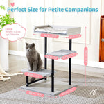 Stylish Iron Frame Large Platform Wood Modern Cat Tree - GreenFur