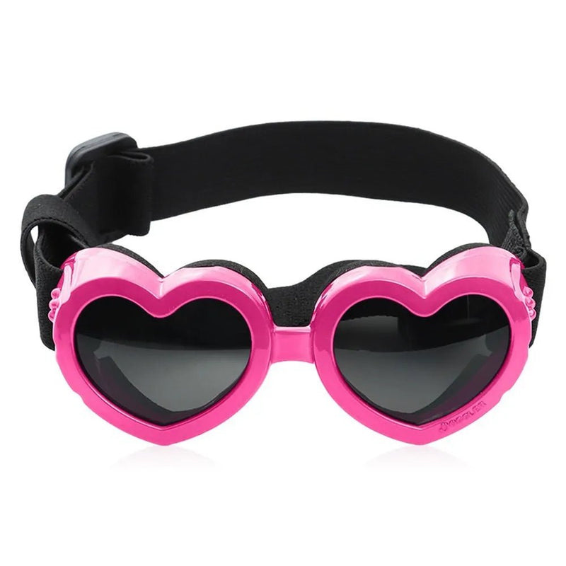 Stylish Pet Eyewear UV Protection Heart - shaped Sunglasses for Dogs - GreenFur