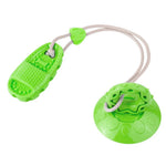 Suction Cup Slipper Interactive Dog Teething Toy - GreenFur