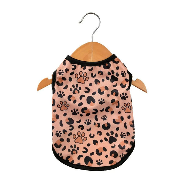Summer Breathable Leopard Pet Vest for Dogs - GreenFur