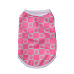 Summer Breathable Paw Plaid Pet Vest for Dogs - GreenFur