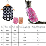 Summer Breathable Paw Plaid Pet Vest for Dogs - GreenFur