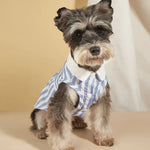 Summer Casual Stripe Pet Shirt for Dogs and Cats - GreenFur