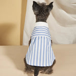 Summer Casual Stripe Pet Shirt for Dogs and Cats - GreenFur