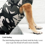 Summer Comfortable Dog Camouflage Recovery Apparel - GreenFur