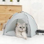Summer Cooling Pet Tent Outdoor Breathable Foldable Minimalist Dog Bed - GreenFur