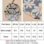 Summer Daisy Print Pet Shirt for Dogs and Cats - GreenFur