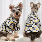 Summer Daisy Print Pet Shirt for Dogs and Cats - GreenFur