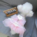 Summer Dog and Cat Wedding Dress with Tulle Skirt - GreenFur
