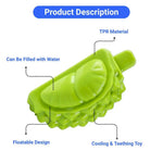 Summer Dog Cooling Chew Toy Frozen Durian Design Toy - GreenFur