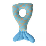 Summer Fish Tail Design Floating Tug - of - War EVA Dog Toy - GreenFur