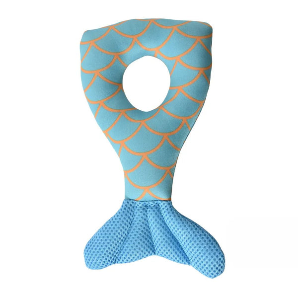 Summer Fish Tail Design Floating Tug - of - War EVA Dog Toy - GreenFur