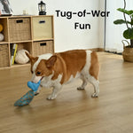 Summer Fish Tail Design Floating Tug - of - War EVA Dog Toy - GreenFur