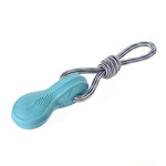 Summer Float Collection Durable Blue Foam TPR Dog Toy with Rope - GreenFur