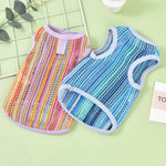 Summer Knit Hollow Dog Vest Lightweight Small Breed Pet Apparel - GreenFur