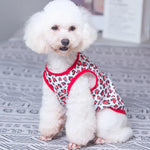 Summer Lightweight Leopard Pet Vest for Dogs - GreenFur
