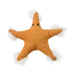 Summer Marine Life Series Starfish Style Squeaky Plush Dog Toy - GreenFur