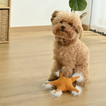 Summer Marine Life Series Starfish Style Squeaky Plush Dog Toy - GreenFur
