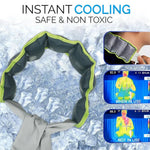 Summer Outdoor Wearable Cooling Neck Wrap for Dogs - GreenFur