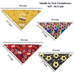 Summer Pet Bandanas Polyester Prints for Beach and Travel - GreenFur