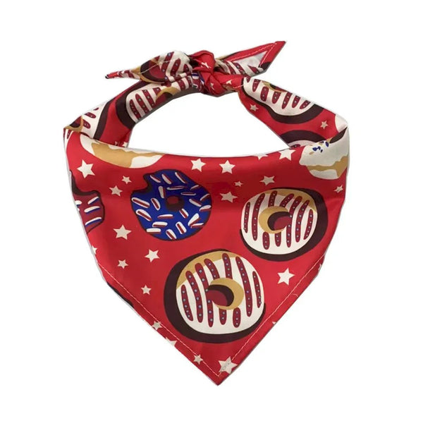 Summer Pet Bandanas Polyester Prints for Beach and Travel - GreenFur