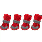 Summer Reflective Non - Slip Breathable Wear - Resistant Pet Dog Shoes Dog Booties - GreenFur