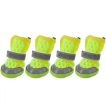 Summer Reflective Non - Slip Breathable Wear - Resistant Pet Dog Shoes Dog Booties - GreenFur