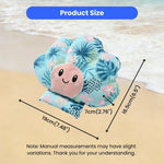 Summer Shell Style Floating Squeaky Ice - Cool Fabric Dog Toy - GreenFur