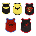 Superhero Print Color - Blocked Pet Vest for Small Dogs - GreenFur