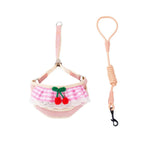 Sweet Lace Cute Small Dog Puppy Harness Leash Set - GreenFur