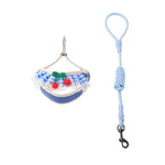 Sweet Lace Cute Small Dog Puppy Harness Leash Set - GreenFur